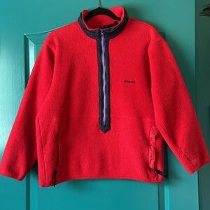 Vintage 1980’s Patagonia Half Zip Fleece /Woman’s Large